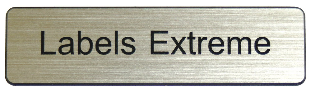 One Line Flat Name Tag with Magnet